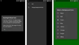 Screen Bleeding Test Android