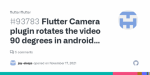 Flutter Camera Android