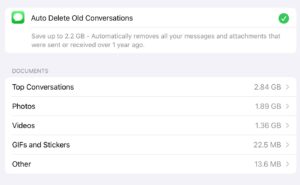 How To Turn Off Auto Delete Old Conversations