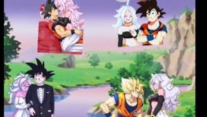 Android 21 X Goku Black