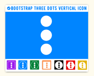 Android Three Dots Menu Icon