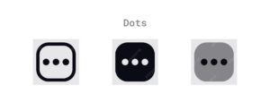 Android Three Dots Menu Icon