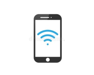 Phone With Wifi Symbol Android