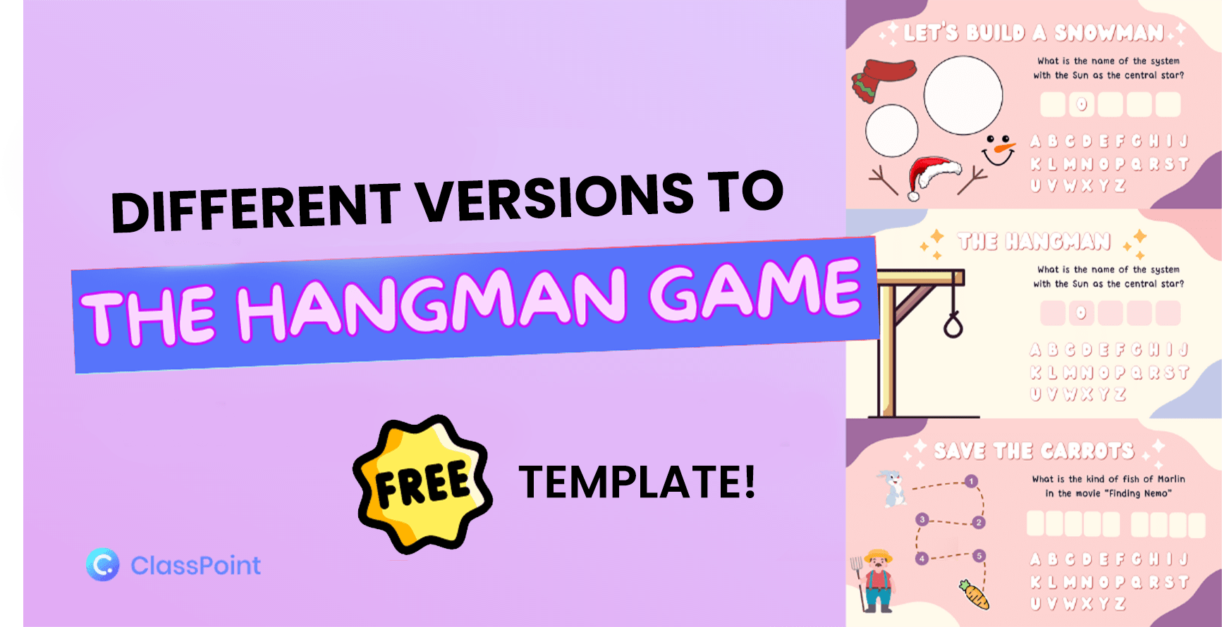 Alternatives to The Original Hangman Game