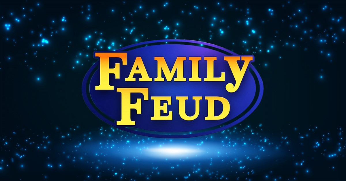 Family Feud PowerPoint Template Cover 1